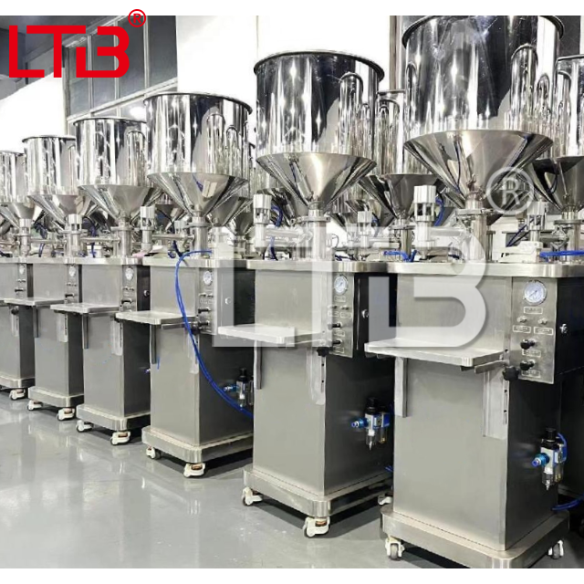 Semi Automatic Pneumatic Vertical Filling Machine Liquid Soap Shampoo Hair Care Conditioner Face Body Cream Filler Equipment