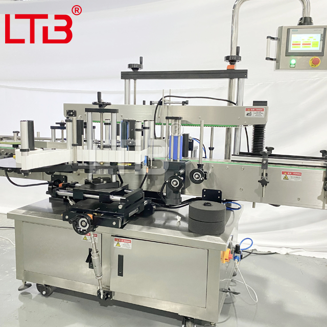 Multiple Automatic Label Applicator Round Flat Square Plastic Bottle Labeler Machine
