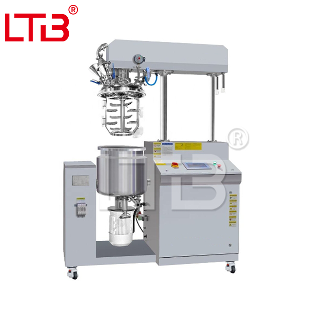 50L 100L High Speed Mayonnaise Vacuum Homogenizer Cosmetic Cream Mixer Food Paste Ketchup Mixing Tank Manufacturer