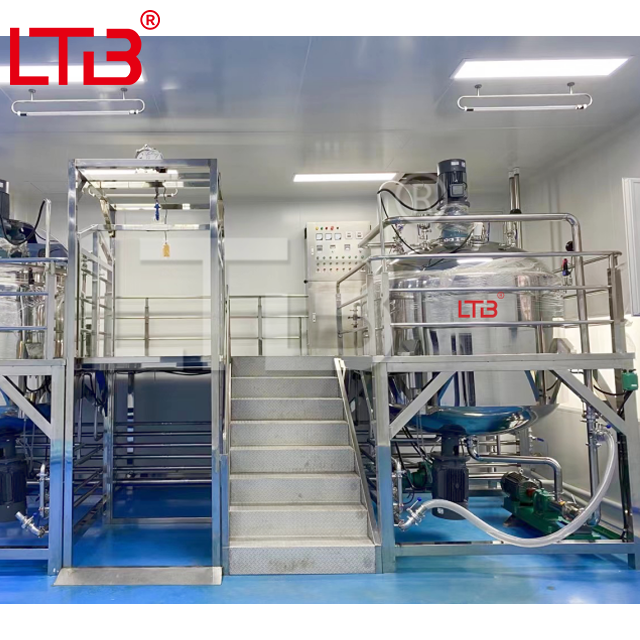 Industrial Large Volume Automated Liquid Soap Mixer Dishwashing Making Machine Lotion Homogenizing Equipment