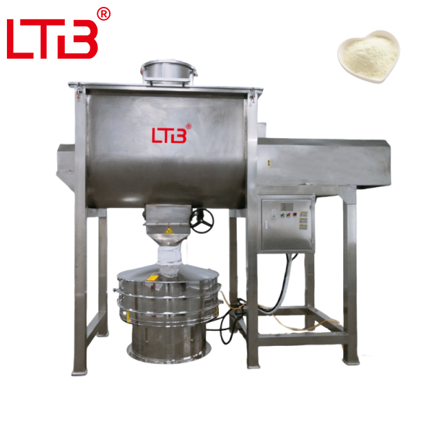 Laundry Detergent Powder Ribbon Mixer Screw Mixing Machine