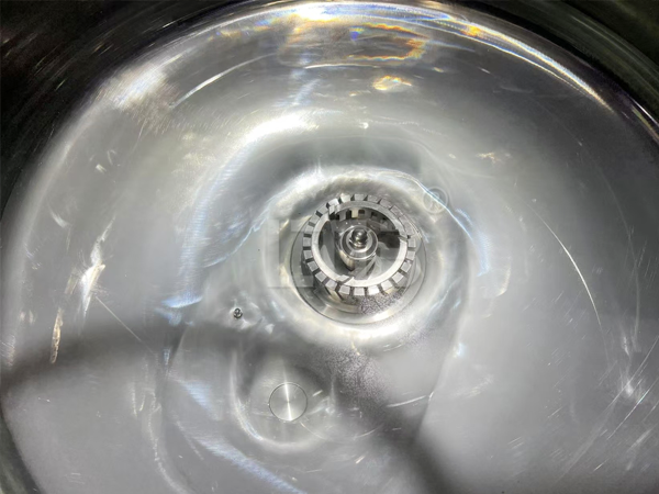 factory-ready emulsifying mixer under final quality testing before delivery