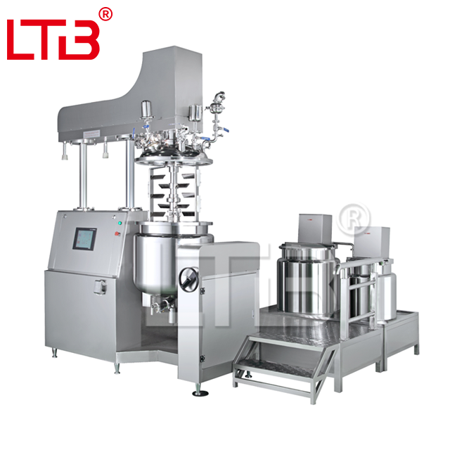 50L 100L High Speed Mayonnaise Vacuum Homogenizer Cosmetic Cream Mixer Food Paste Ketchup Mixing Tank Manufacturer