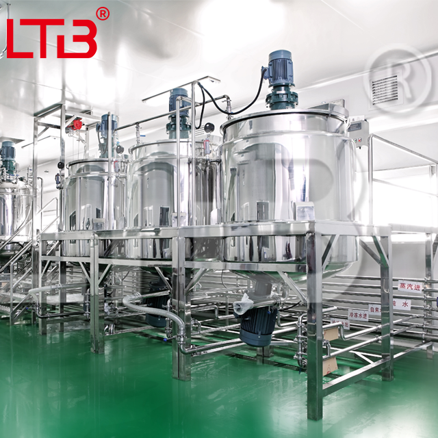 Industrial Large Volume Automated Liquid Soap Mixer Dishwashing Making Machine Lotion Homogenizing Equipment