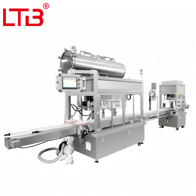 Tracking Type Automatic Filler Machine Manufacturer Shampoo Detergent Sauce Liquid Soap Bottle Filling Capping Labeling Packing Equipment