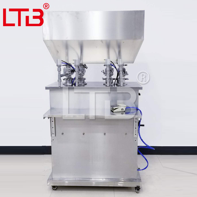 Semi Automatic Pneumatic Vertical Filling Machine Liquid Soap Shampoo Hair Care Conditioner Face Body Cream Filler Equipment