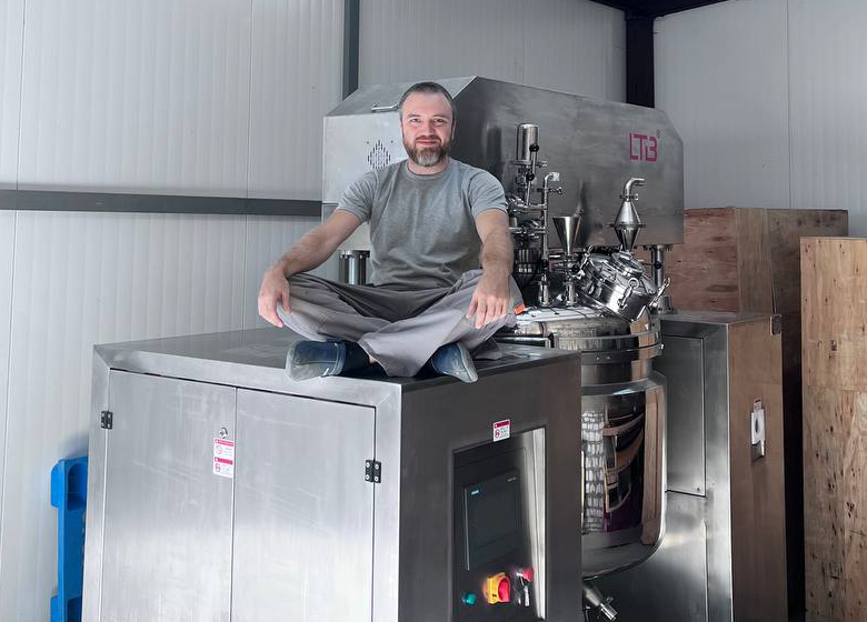 Completed filling machine installation at client site