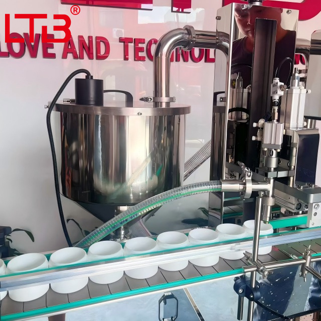 Single/ Double Head Potary Lobe Pump Filling Machine