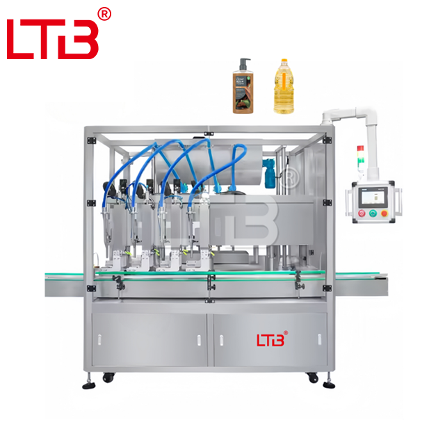 Tracking Type Automatic Filler Machine Manufacturer Shampoo Detergent Sauce Liquid Soap Bottle Filling Capping Labeling Packing Equipment