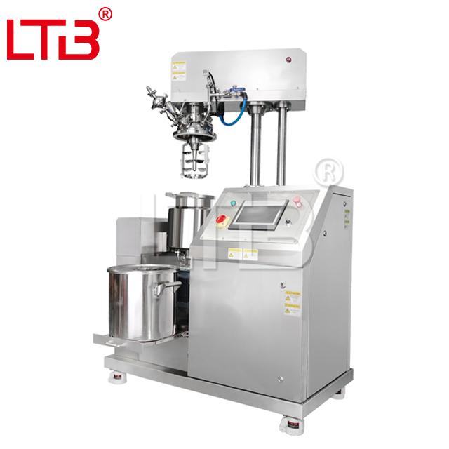 5L 10L 20L Small Scale Lab Vacuum Emulsifying Mixer Emulsifier Cosmetic Face Body Lotion Cream Making Machine