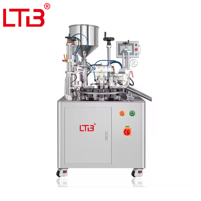 Semi Automatic Ultrasonic Plastic Laminated Tube Filling and Sealing Machine