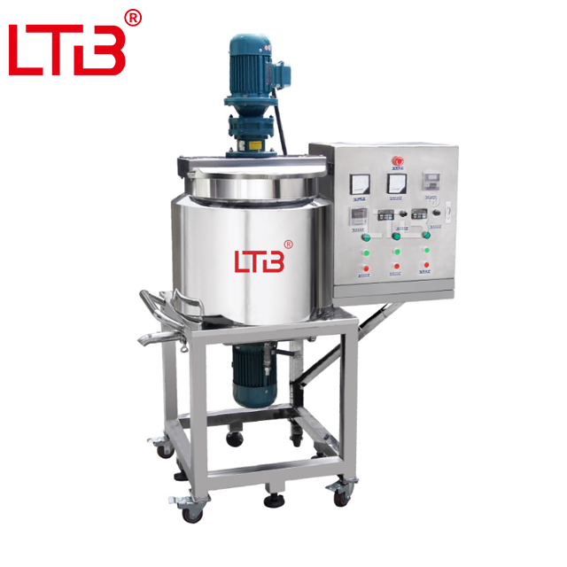 Small Commercial Stainless Steel Detergent Chemical Shampoo Mixing Machine Gel Dispersing High Shear Liquid Mixer