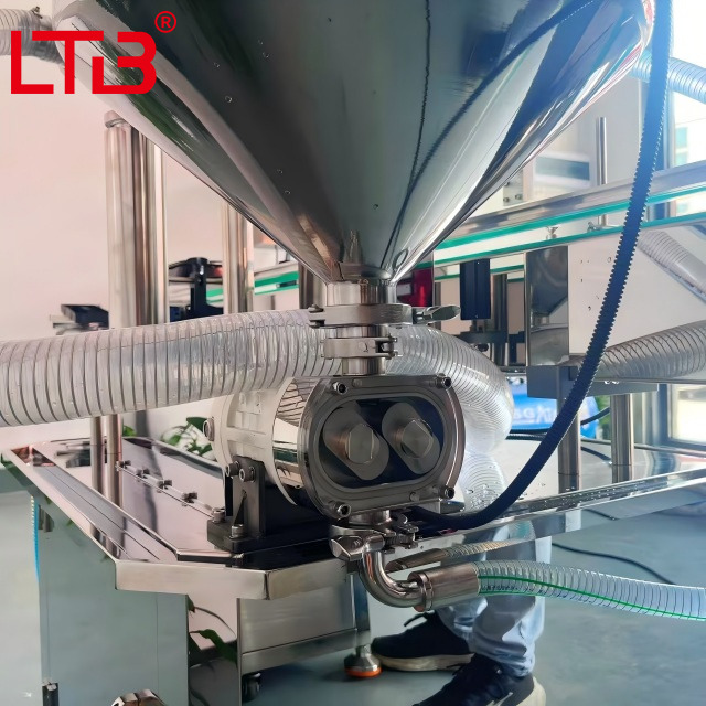 Single/ Double Head Potary Lobe Pump Filling Machine