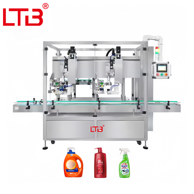 Tracking Type Automatic Filler Machine Manufacturer Shampoo Detergent Sauce Liquid Soap Bottle Filling Capping Labeling Packing Equipment
