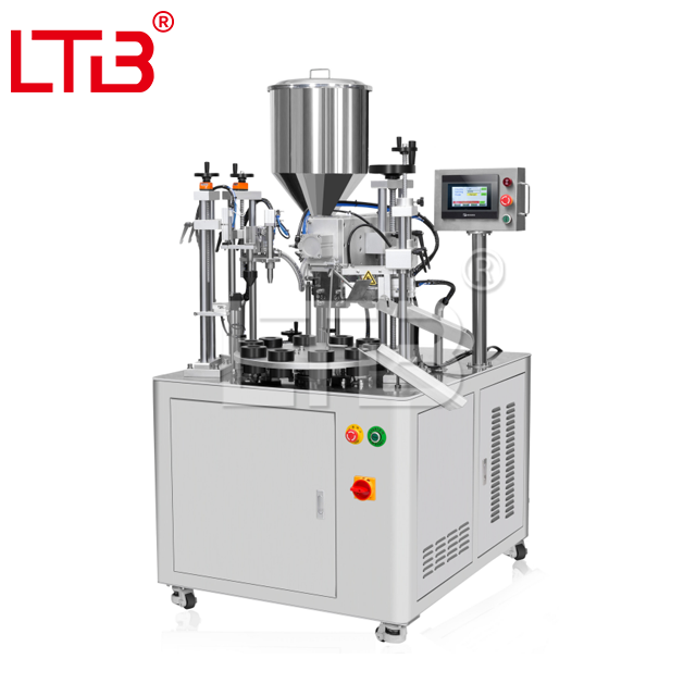 Semi Automatic Ultrasonic Plastic Laminated Tube Filling and Sealing Machine