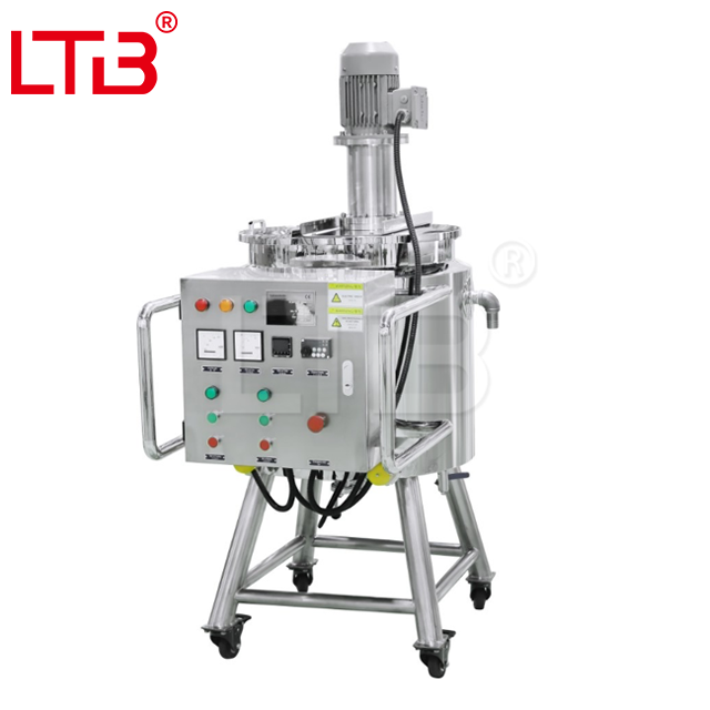 Small Commercial Stainless Steel Detergent Chemical Shampoo Mixing Machine Gel Dispersing High Shear Liquid Mixer