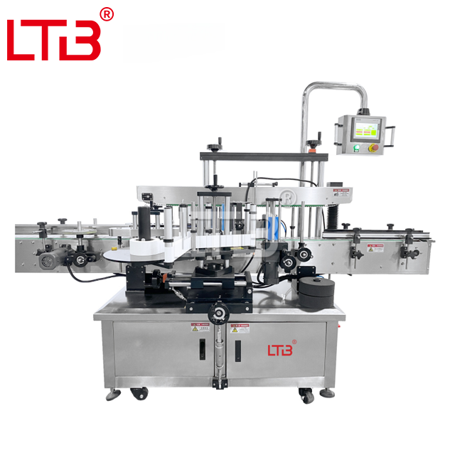 Multiple Automatic Label Applicator Round Flat Square Plastic Bottle Labeler Machine