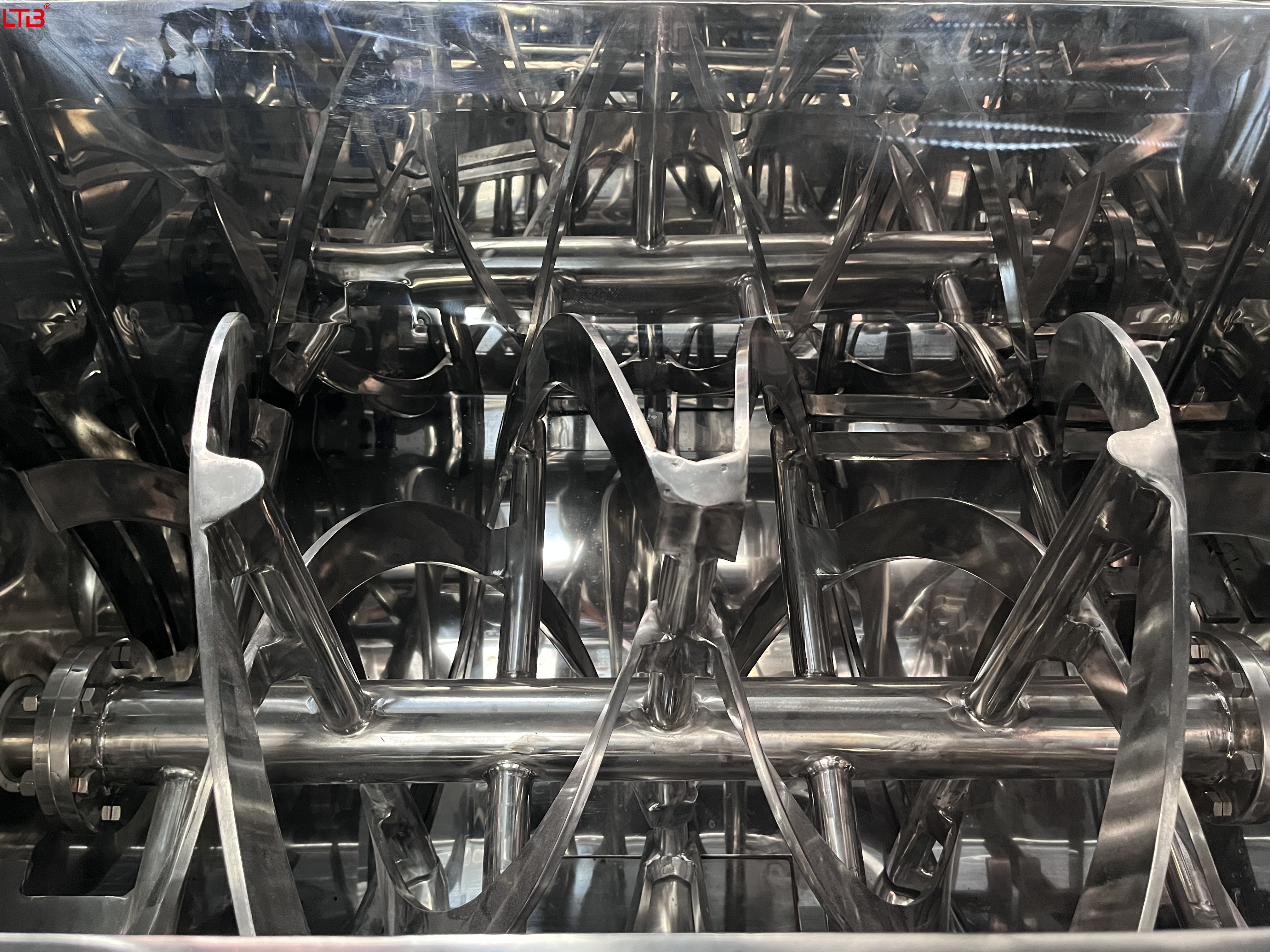 400L Horizontal Ribbon Mixer Stainless Steel Powder Mixing Machine for Food Chemical Laundry Powder Blending