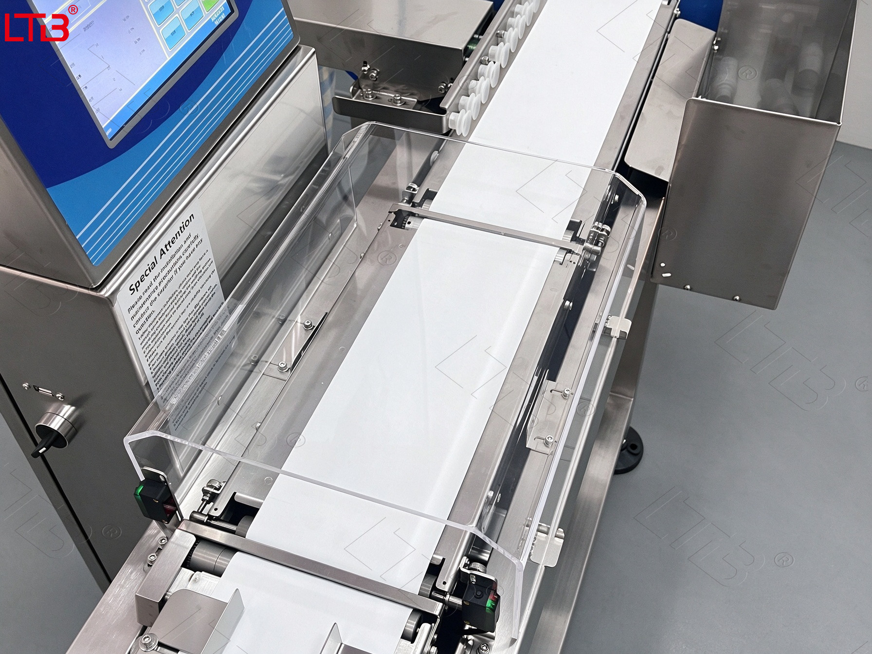 Automatic Check Weigher With Rejector System Bottle Sachet Tube Weight Checking Machine