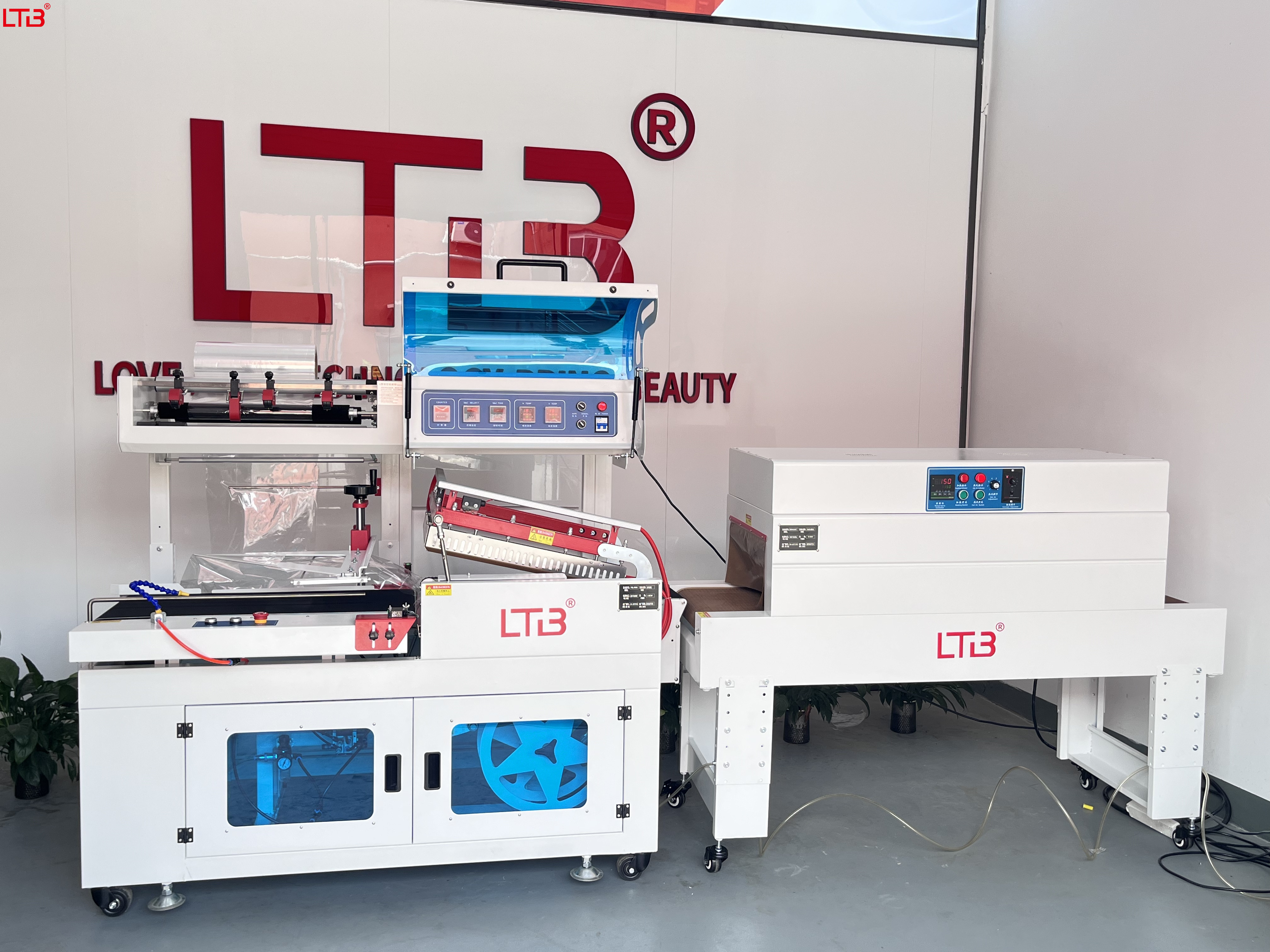 Automatic L-sealer & Shrink Wrapping Packing Machine