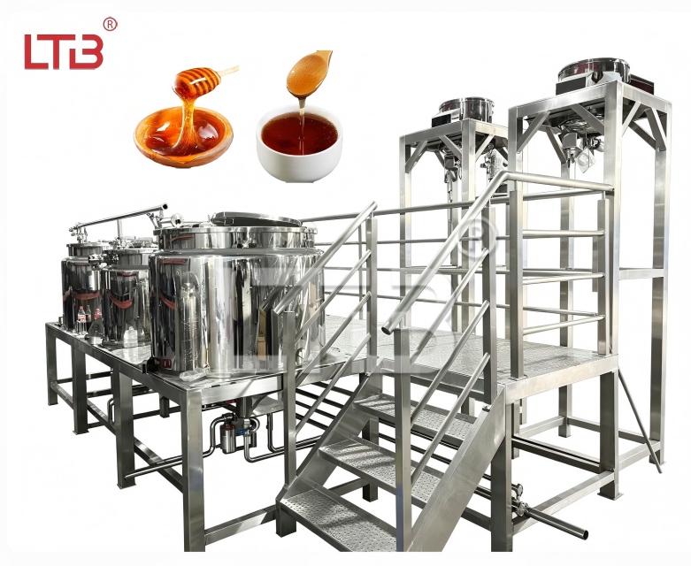 Multi-Functional Syrup Agitator Heating Homogenizing Blender Caramel Mixing Tank