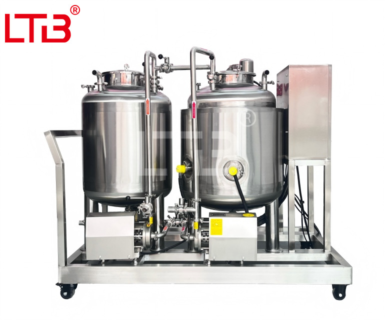 Advanced Hot Water/Acid/Alkali Clean-in-place CIP Cleaning System