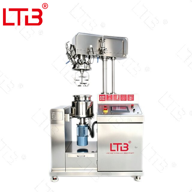 10L High-Speed Laboratory Vacuum Emulsifying Mixer for Paste Cream Cosmetic 