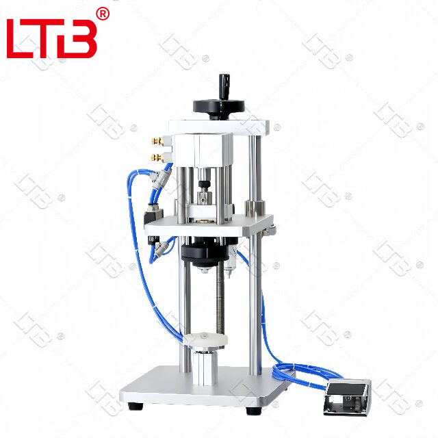Semi-automatic Pneumatic Perfume Bottle Crimping Capping Machine for Perfume Sprayer Bottle