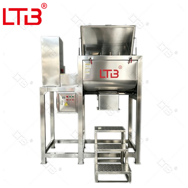 400L Horizontal Ribbon Mixer Stainless Steel Powder Mixing Machine for Food Chemical Laundry Powder Blending