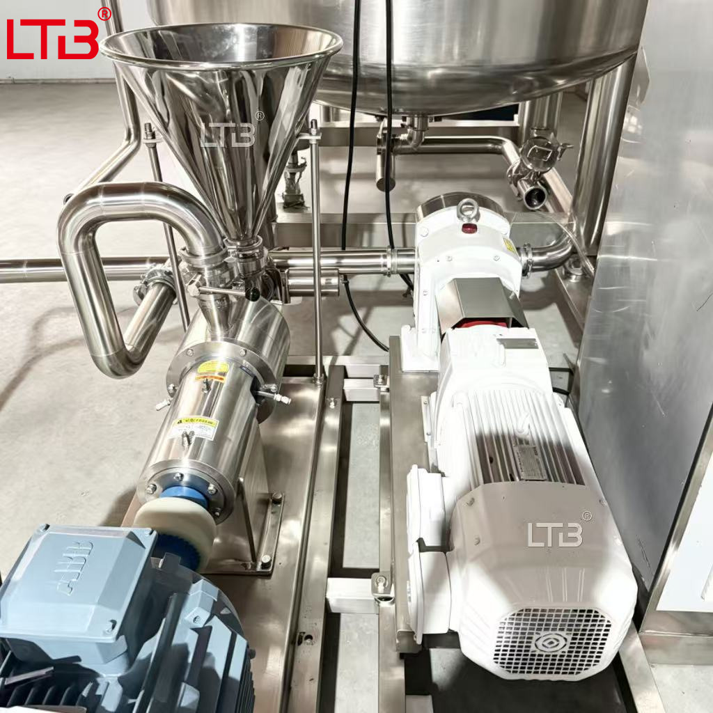 Cosmetic Sauce Cream Ointment Inline High Shear Homogenizer Emulsifier Pump