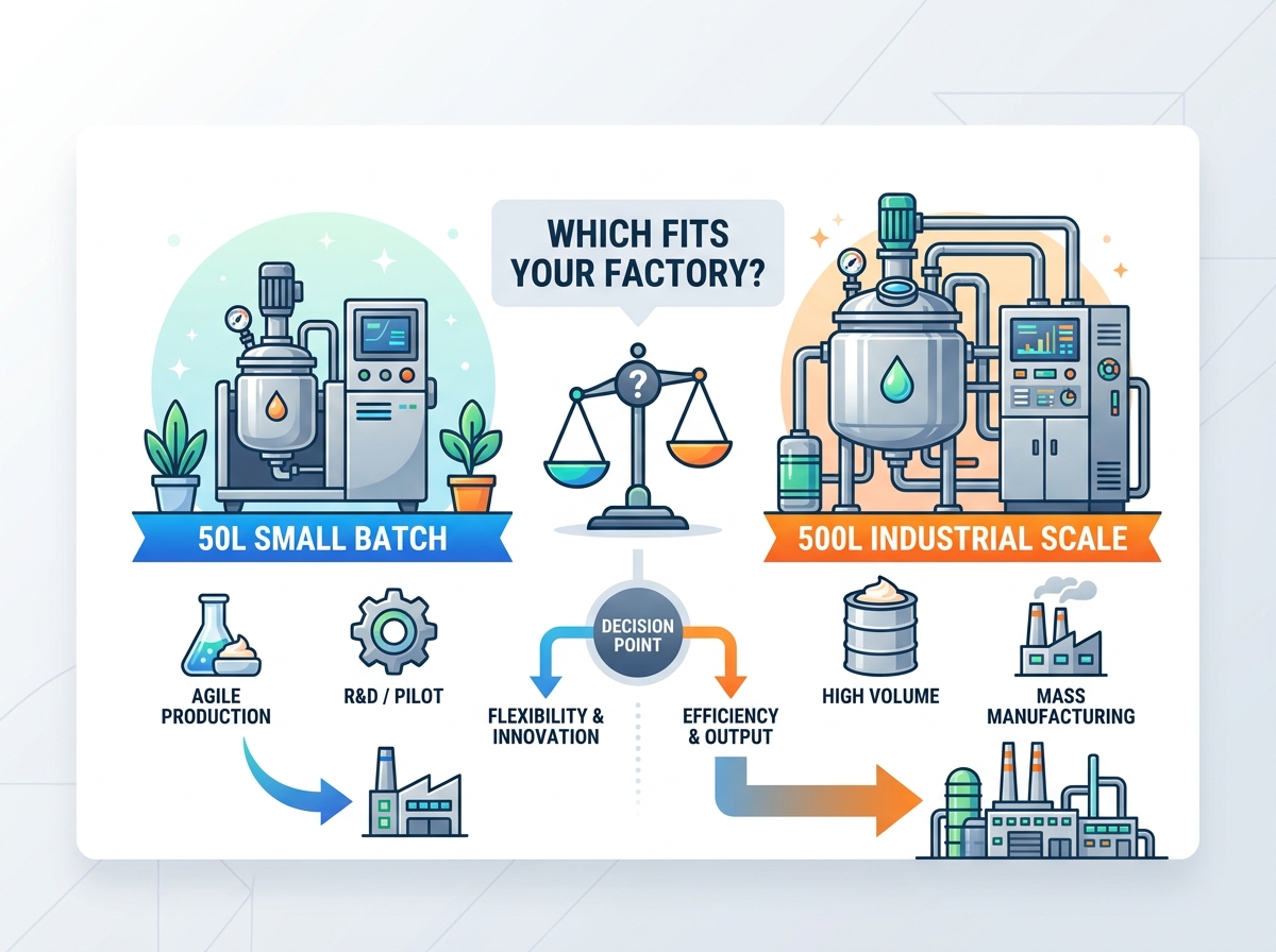 Industrial Vacuum Emulsifier Machine