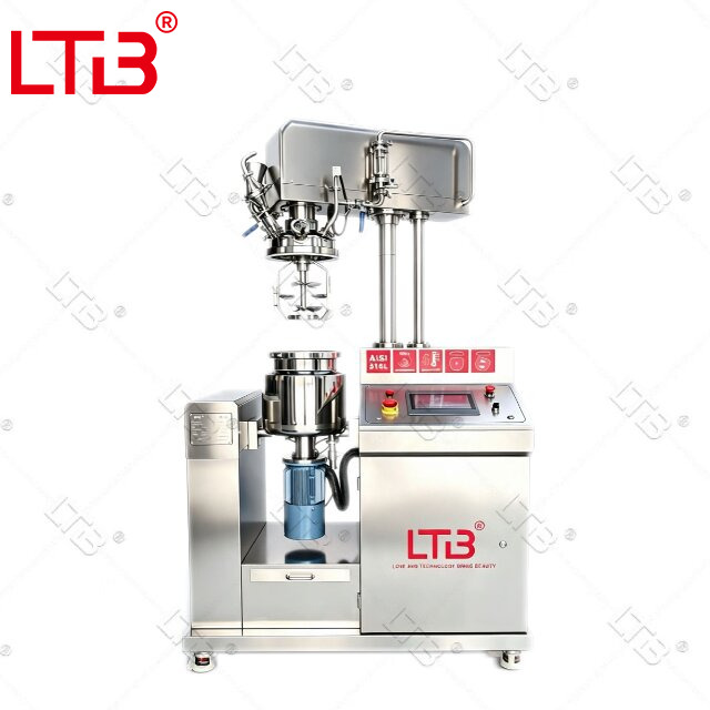 10L High-Speed Laboratory Vacuum Emulsifying Mixer for Paste Cream Cosmetic 