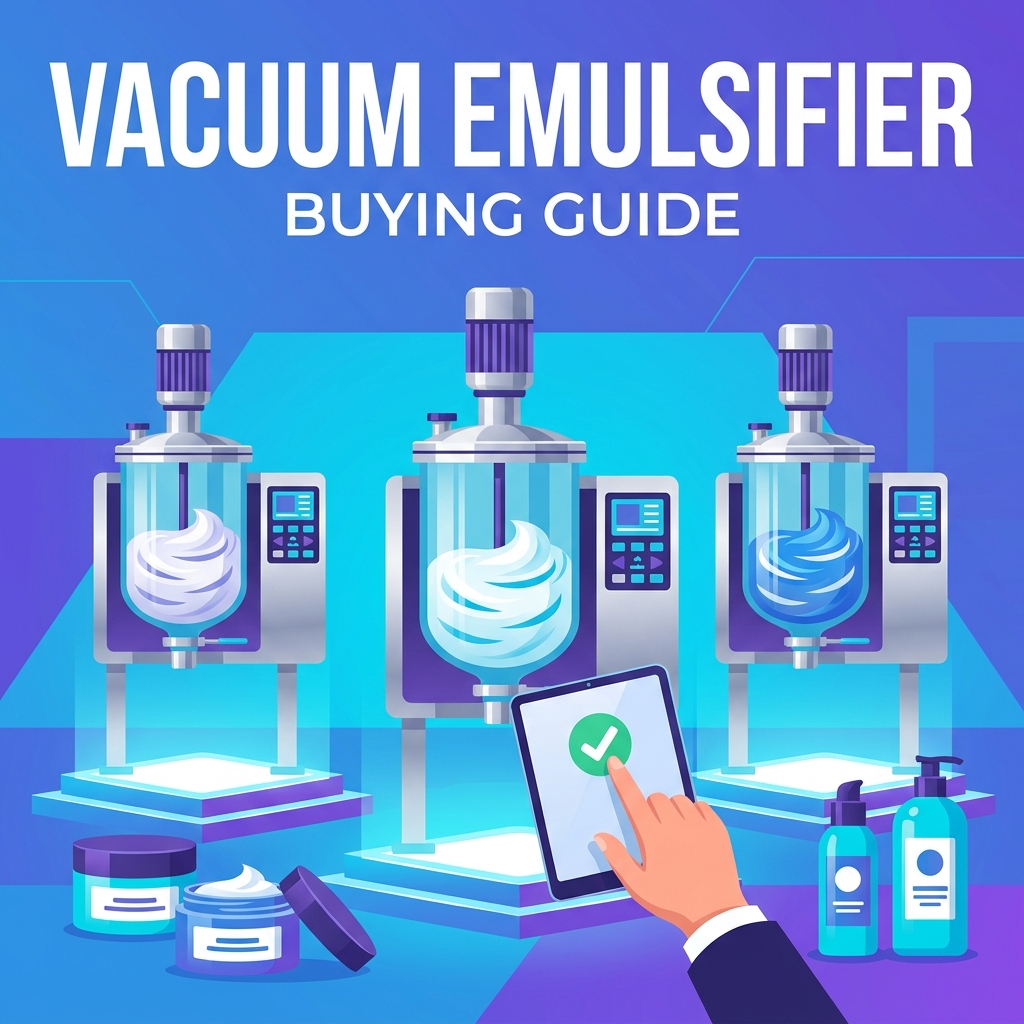 Industrial Vacuum Emulsifier Buying Guide for Cosmetic Manufacturers