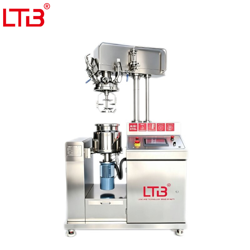10L High-Speed Laboratory Vacuum Emulsifying Mixer for Paste Cream Cosmetic 