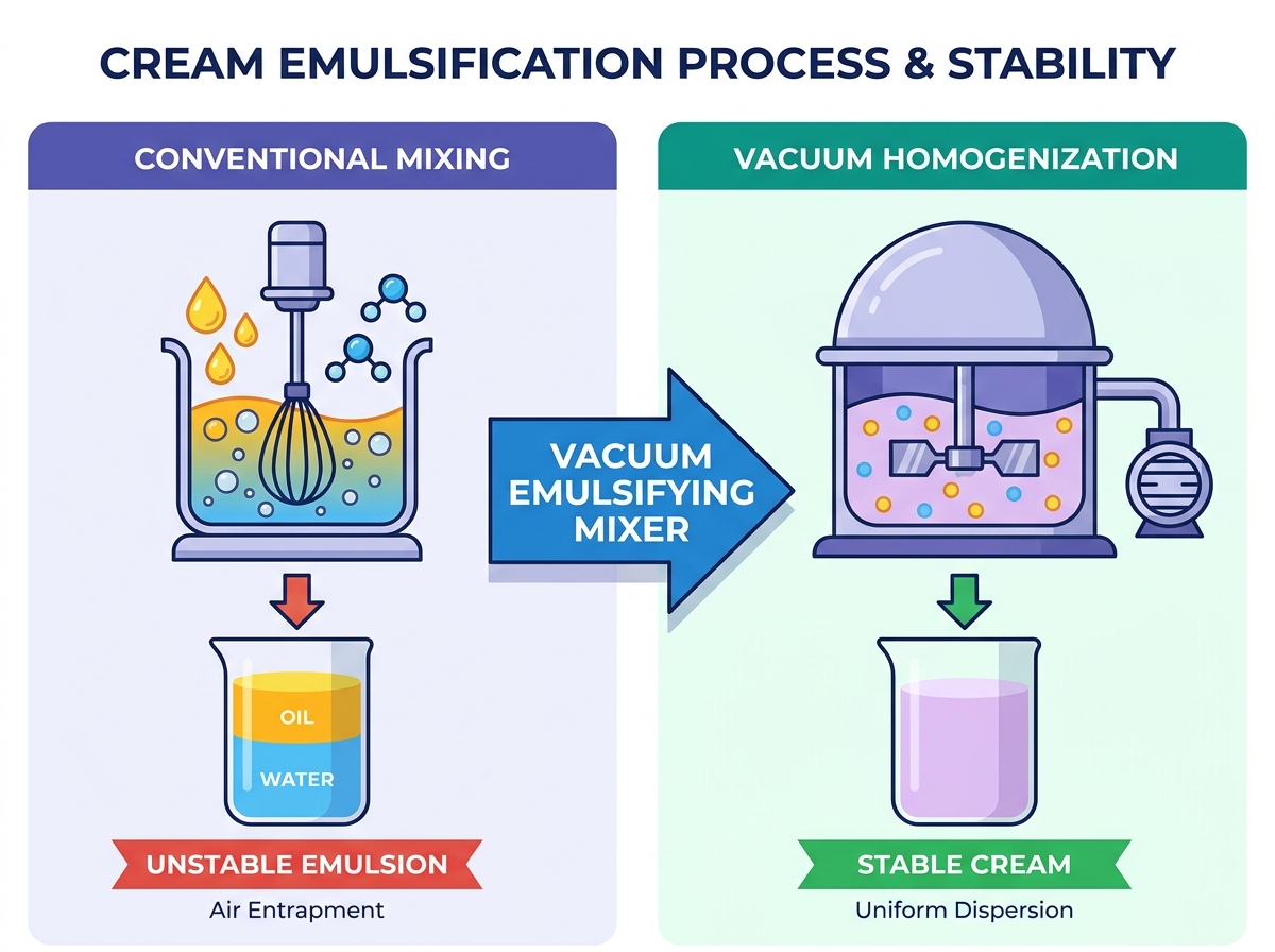 Vacuum Emulsifying Mixer