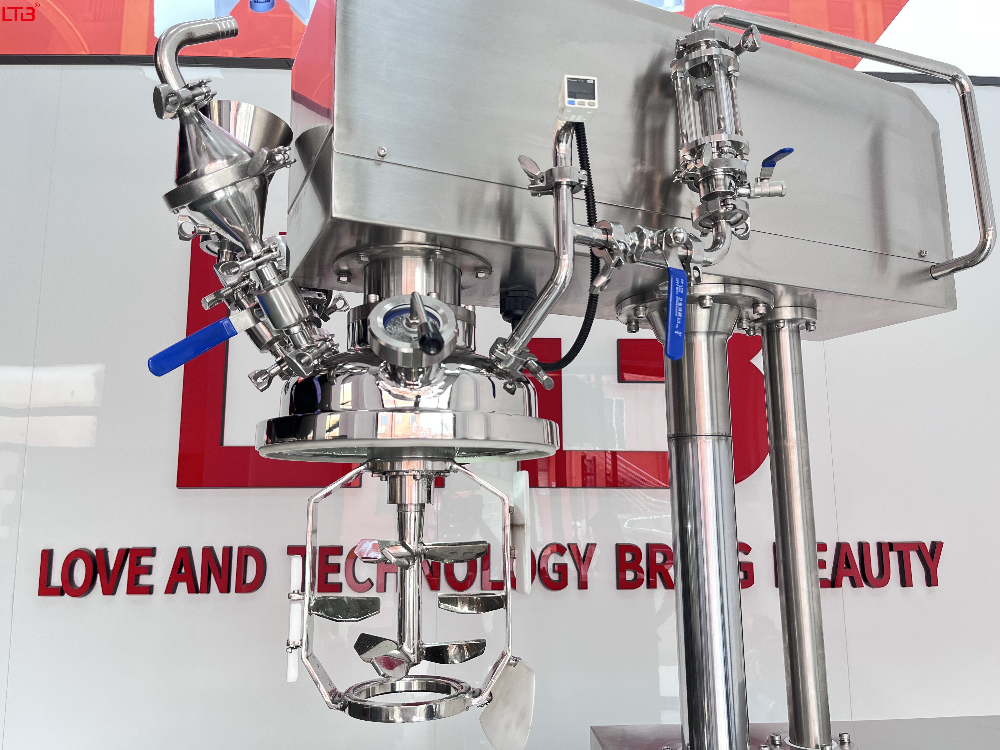 10L High-Speed Laboratory Vacuum Emulsifying Mixer for Paste Cream Cosmetic 