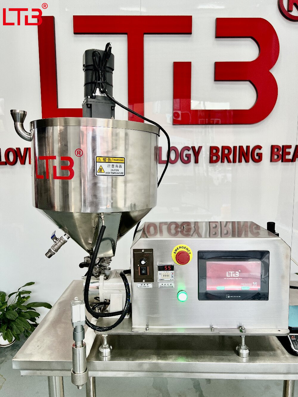 Small Scale Tabletop Semi‑Automatic Rotor Pump Filling Machine